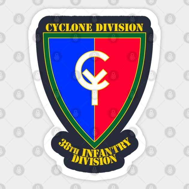 38th Infantry Division Sticker by MBK